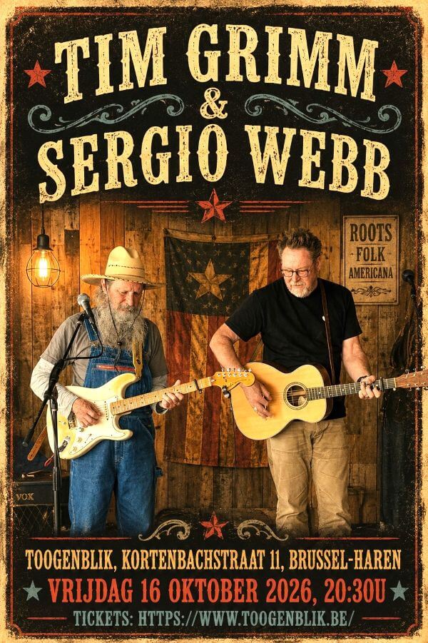Tim Grimm with Sergio Webb in Brussel 2026